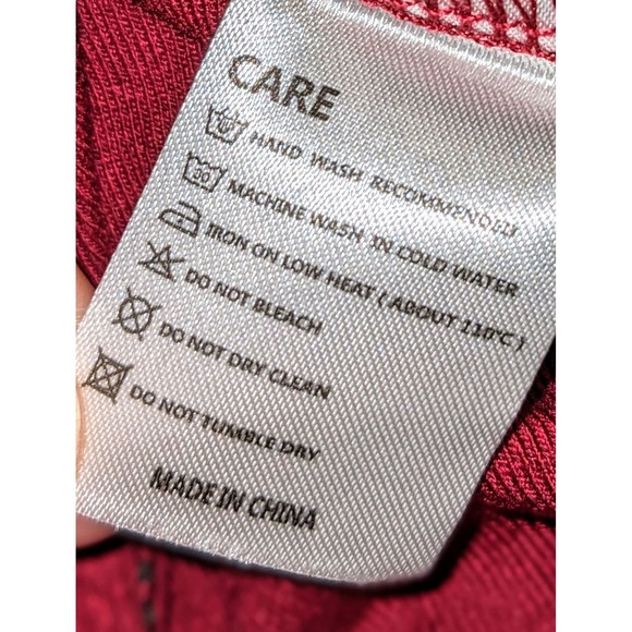 MANGOPOP Women Burgundy Bodysuit Sheer Lace Long Sleeve Classy Sexy Sz. M NWT - Picture 10 of 10